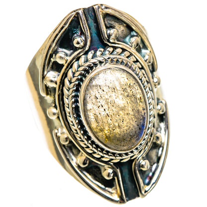 Labradorite Rings handcrafted by Ana Silver Co - RING106638 - Photo 2