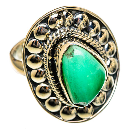 Chrysocolla Rings handcrafted by Ana Silver Co - RING106647 - Photo 2