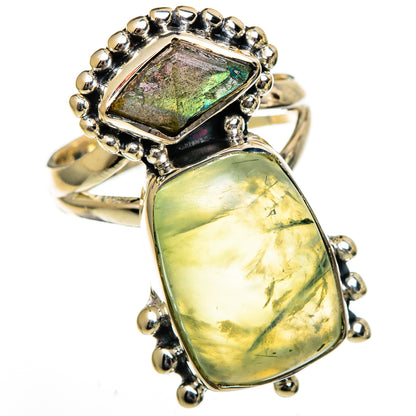 Prehnite Rings handcrafted by Ana Silver Co - RING106651 - Photo 2