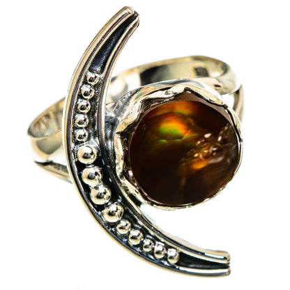 Mexican Fire Agate Rings handcrafted by Ana Silver Co - RING106656 - Photo 2