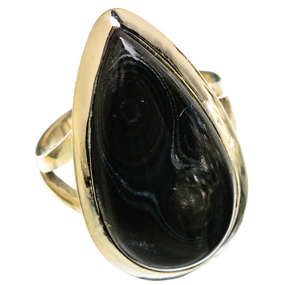 Psilomelane Rings handcrafted by Ana Silver Co - RING106663 - Photo 2