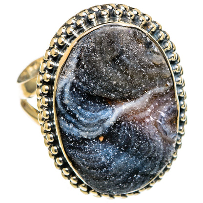 Desert Druzy Rings handcrafted by Ana Silver Co - RING106667 - Photo 2