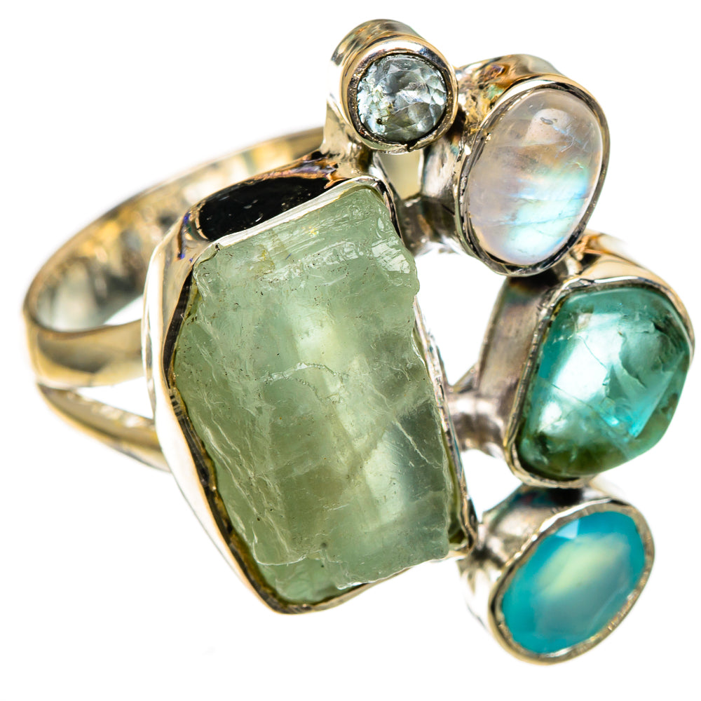 Prehnite Rings handcrafted by Ana Silver Co - RING106673 - Photo 2