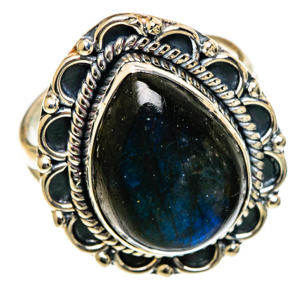 Labradorite Rings handcrafted by Ana Silver Co - RING106674 - Photo 2