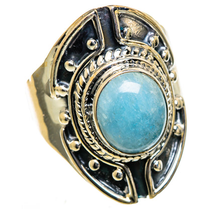 Aquamarine Rings handcrafted by Ana Silver Co - RING106675 - Photo 2