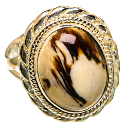 Peanut Wood Jasper Rings handcrafted by Ana Silver Co - RING106684 - Photo 2