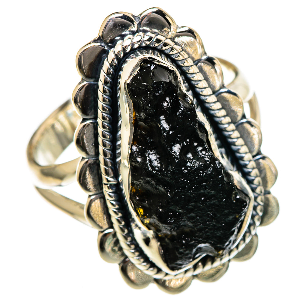 Tektite Rings handcrafted by Ana Silver Co - RING106691 - Photo 2