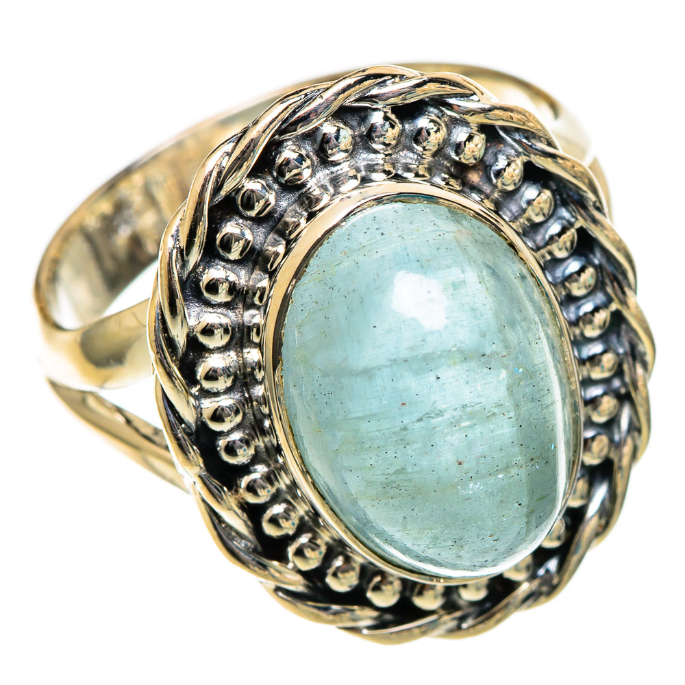 Aquamarine Rings handcrafted by Ana Silver Co - RING106702 - Photo 2