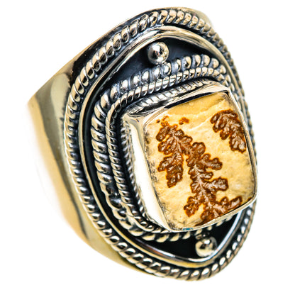 Germany Psilomelane Dendrite Rings handcrafted by Ana Silver Co - RING106714 - Photo 2