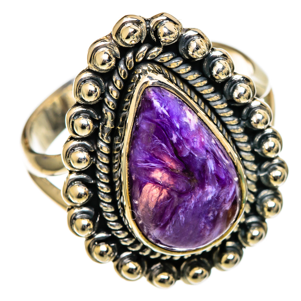 Charoite Rings handcrafted by Ana Silver Co - RING106717 - Photo 2