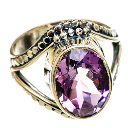 Amethyst Rings handcrafted by Ana Silver Co - RING106720 - Photo 2