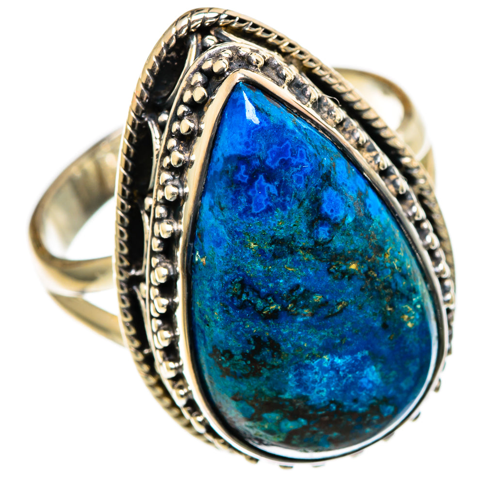 Chrysocolla Rings handcrafted by Ana Silver Co - RING106738 - Photo 2