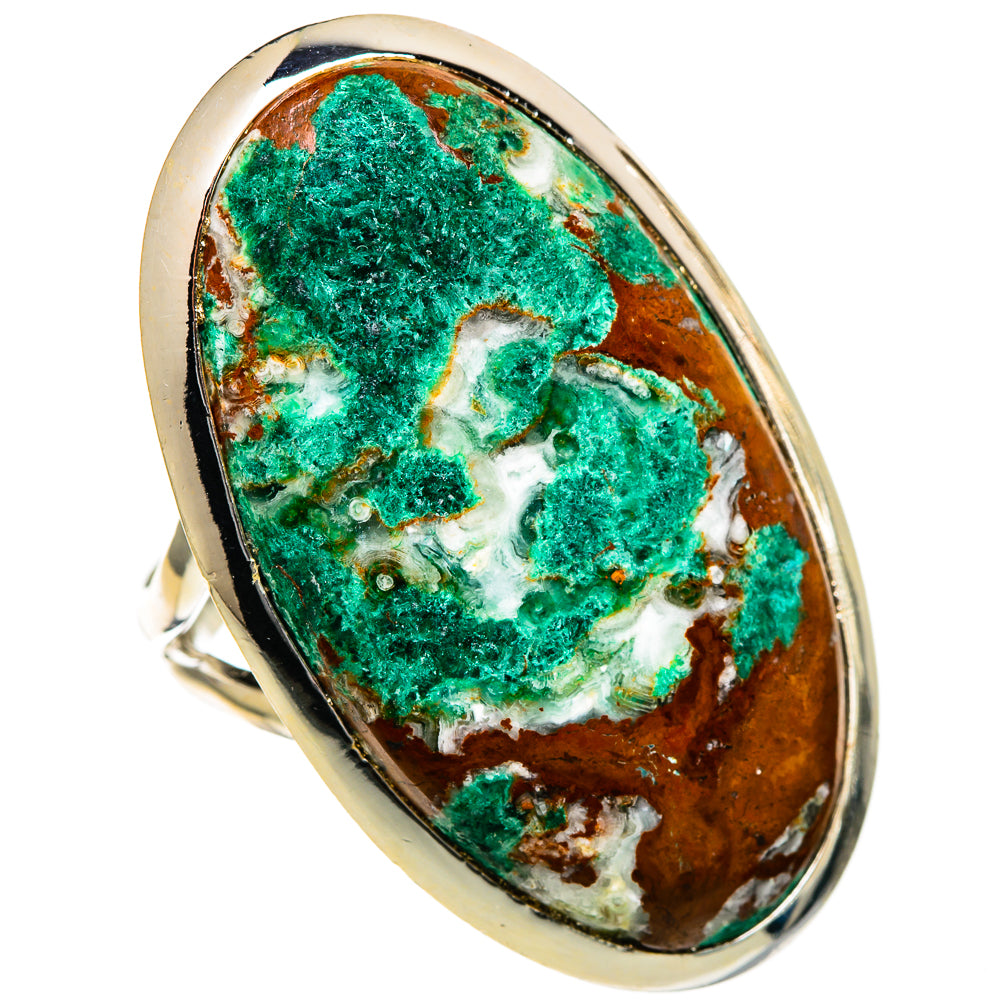 Chrysocolla Rings handcrafted by Ana Silver Co - RING106747 - Photo 2
