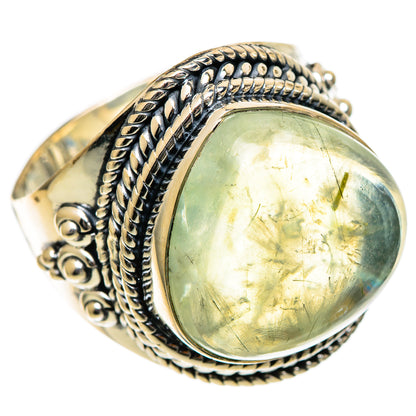 Prehnite Rings handcrafted by Ana Silver Co - RING106749 - Photo 2