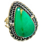 Chrysoprase Rings handcrafted by Ana Silver Co - RING106750 - Photo 2
