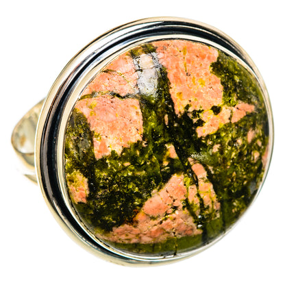 Unakite Rings handcrafted by Ana Silver Co - RING106751 - Photo 2