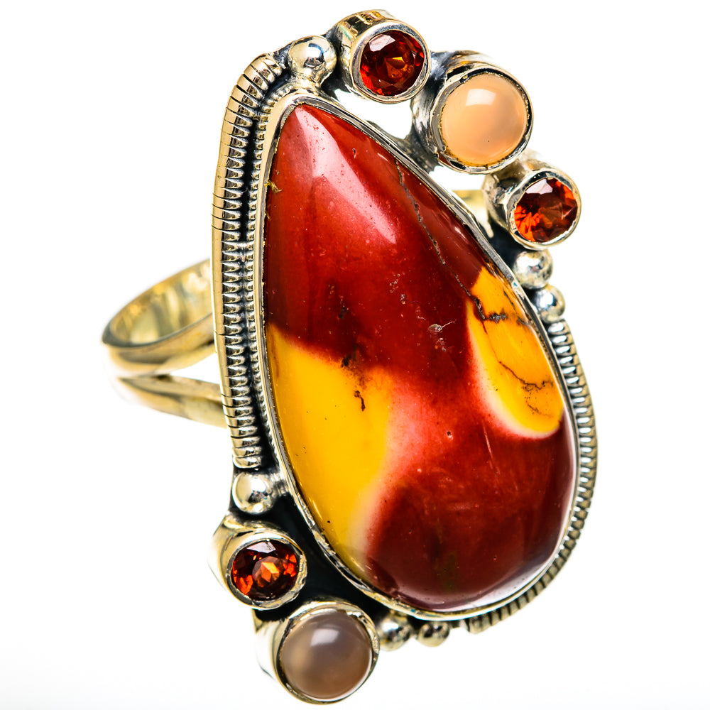 Mookaite Rings handcrafted by Ana Silver Co - RING106755 - Photo 2