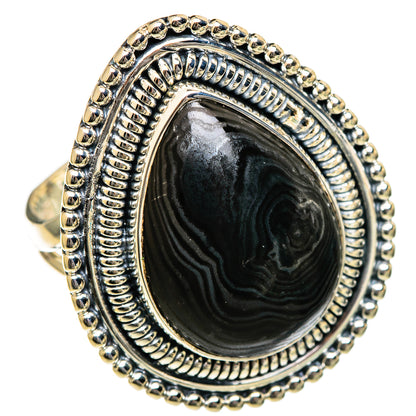 Psilomelane Rings handcrafted by Ana Silver Co - RING106768 - Photo 2