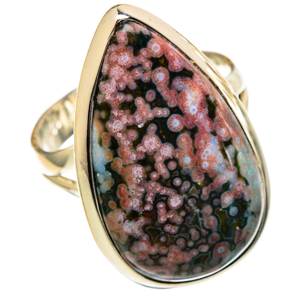 Ocean Jasper Rings handcrafted by Ana Silver Co - RING106776 - Photo 2