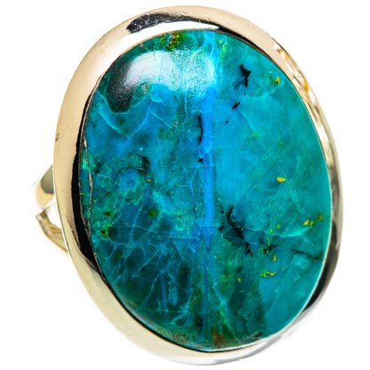 Chrysocolla Rings handcrafted by Ana Silver Co - RING106777 - Photo 2