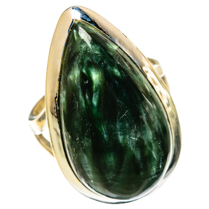 Seraphinite Rings handcrafted by Ana Silver Co - RING106788 - Photo 2