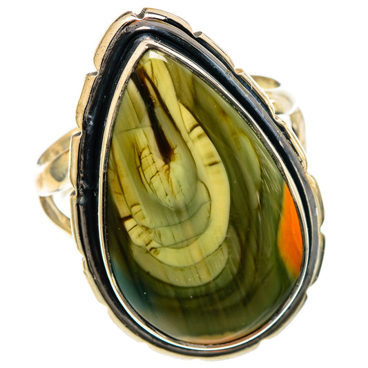 Willow Creek Jasper Rings handcrafted by Ana Silver Co - RING106789 - Photo 2