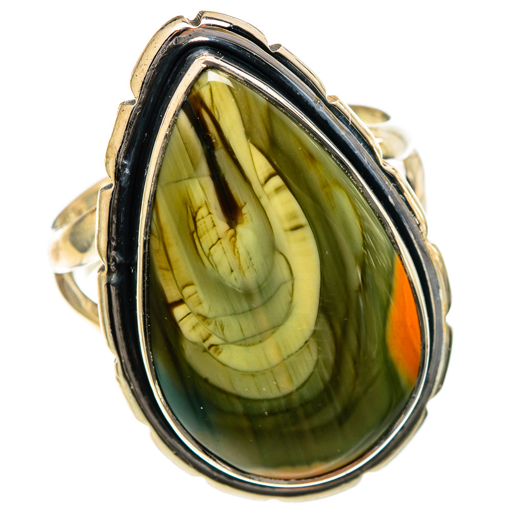 Willow Creek Jasper Rings handcrafted by Ana Silver Co - RING106789 - Photo 2