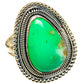 Chrysoprase Rings handcrafted by Ana Silver Co - RING106796 - Photo 2