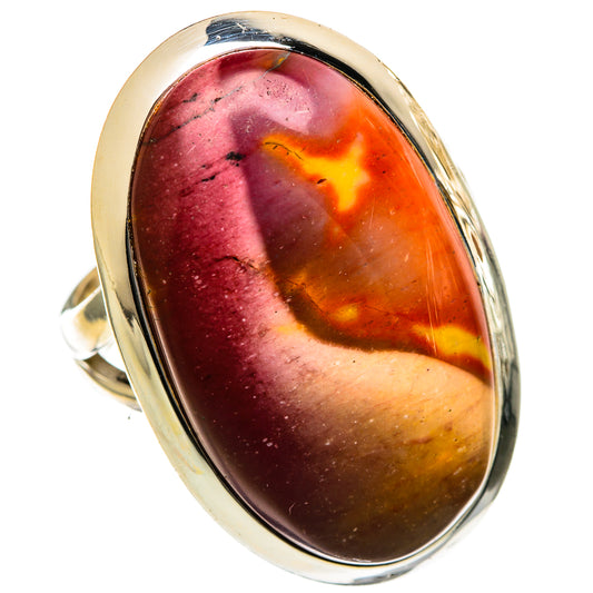 Mookaite Rings handcrafted by Ana Silver Co - RING106799 - Photo 2