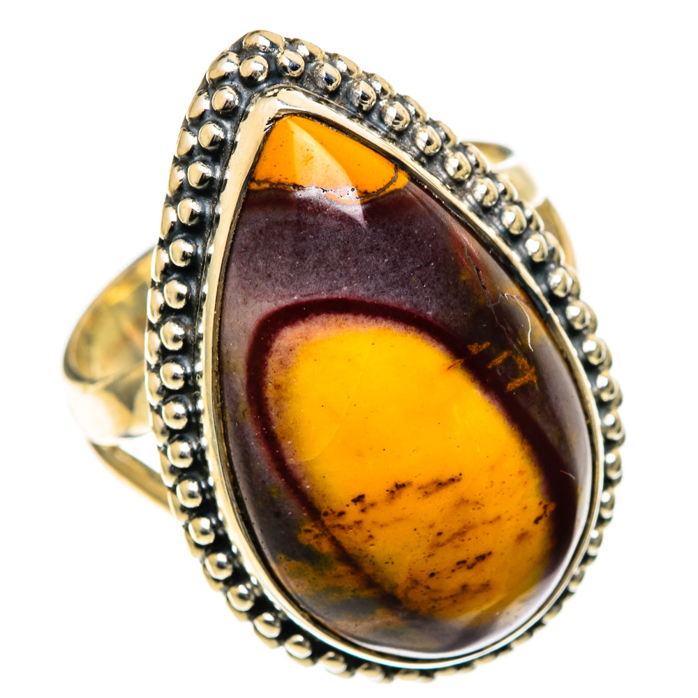Mookaite Rings handcrafted by Ana Silver Co - RING106805 - Photo 2