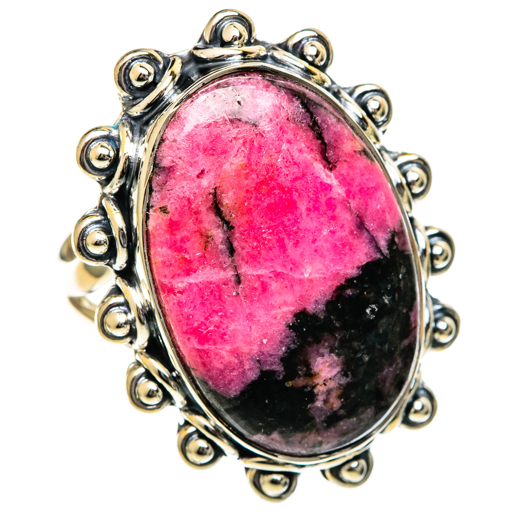 Rhodonite Rings handcrafted by Ana Silver Co - RING106808 - Photo 2