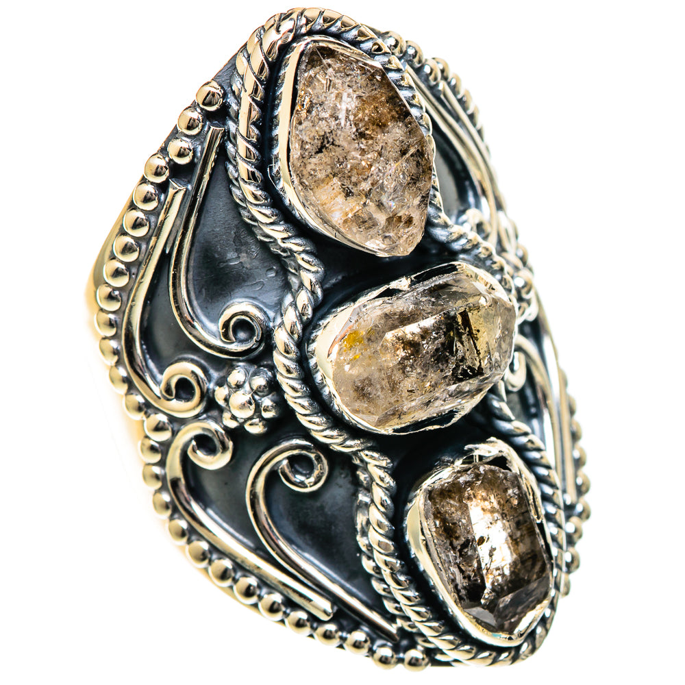 Herkimer Diamond Rings handcrafted by Ana Silver Co - RING106813 - Photo 2