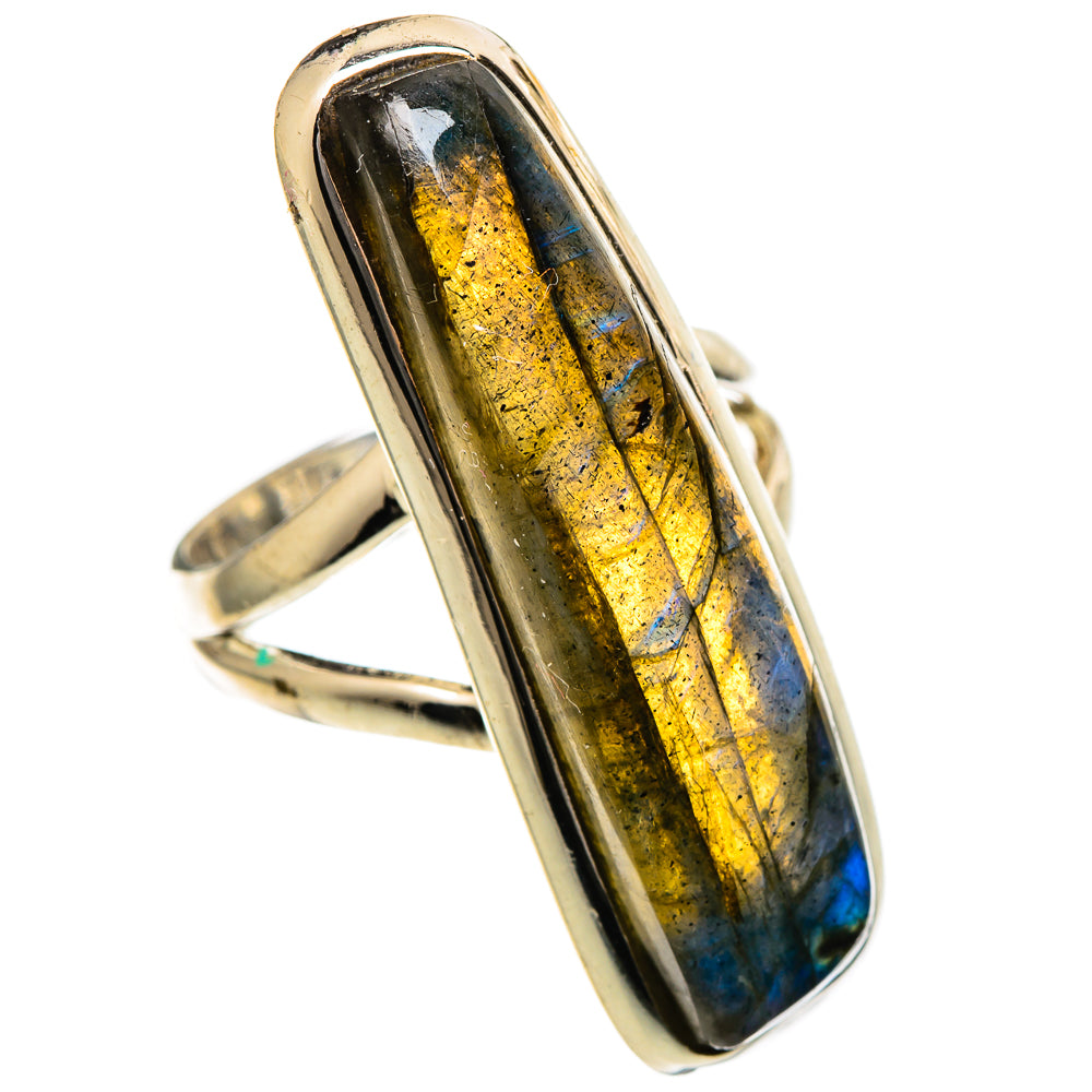 Labradorite Rings handcrafted by Ana Silver Co - RING106820 - Photo 2