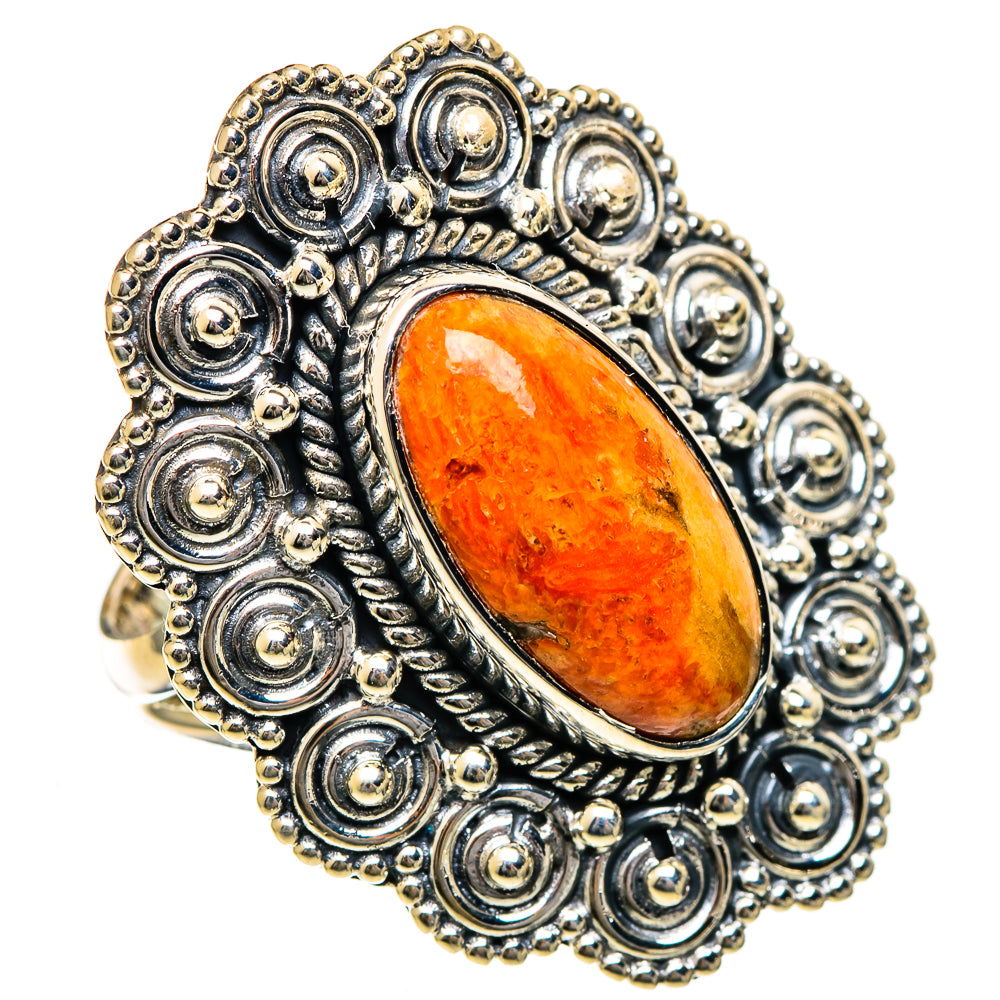 Sponge Coral Rings handcrafted by Ana Silver Co - RING106828 - Photo 2
