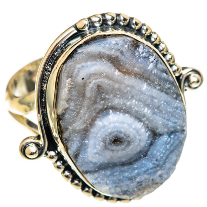 Desert Druzy Rings handcrafted by Ana Silver Co - RING106867 - Photo 2