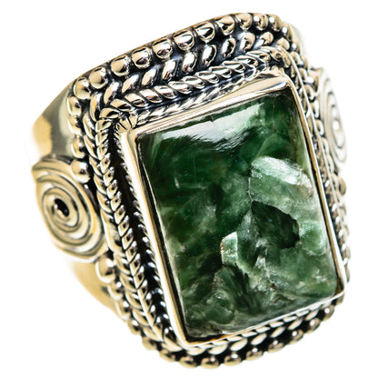 Seraphinite Rings handcrafted by Ana Silver Co - RING106878 - Photo 2