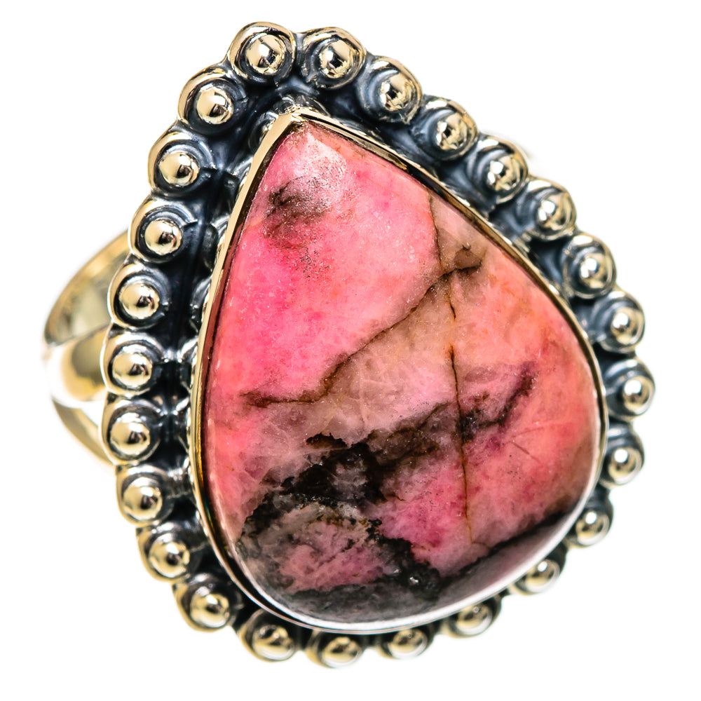 Rhodonite Rings handcrafted by Ana Silver Co - RING106889 - Photo 2
