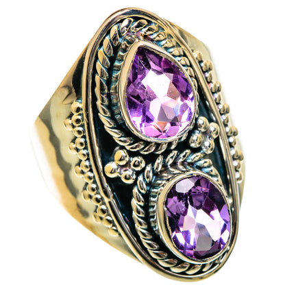 Amethyst Rings handcrafted by Ana Silver Co - RING106896 - Photo 2
