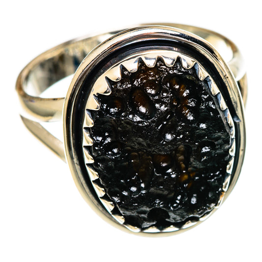Tektite Rings handcrafted by Ana Silver Co - RING106899 - Photo 2