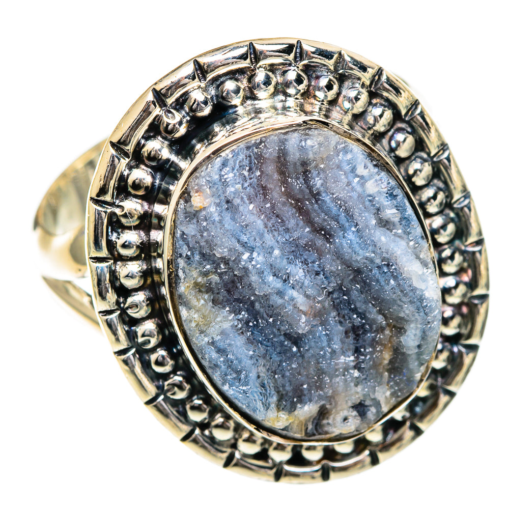 Desert Druzy Rings handcrafted by Ana Silver Co - RING106905 - Photo 2