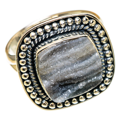 Desert Druzy Rings handcrafted by Ana Silver Co - RING106906 - Photo 2