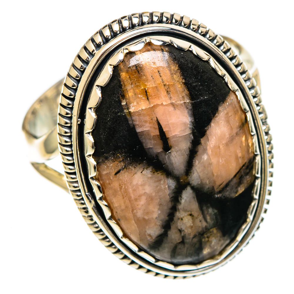 Chiastolite Rings handcrafted by Ana Silver Co - RING106924 - Photo 2