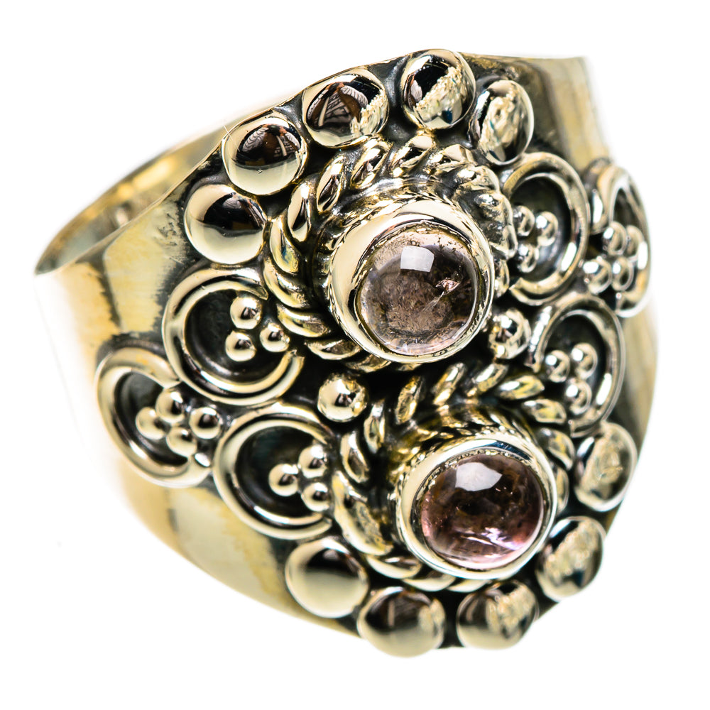Pink Tourmaline Rings handcrafted by Ana Silver Co - RING106931 - Photo 2
