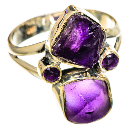Amethyst Rings handcrafted by Ana Silver Co - RING106934 - Photo 2
