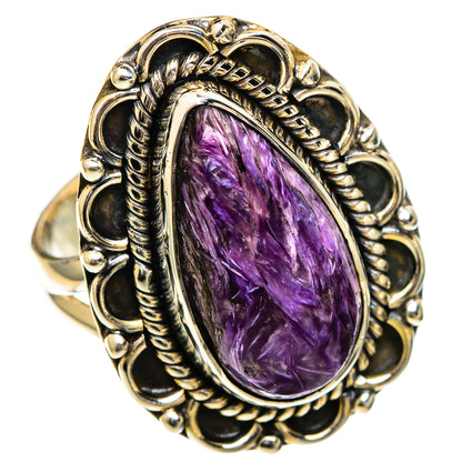 Charoite Rings handcrafted by Ana Silver Co - RING106935 - Photo 2
