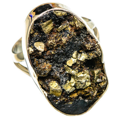 Pyrite Rings handcrafted by Ana Silver Co - RING106938 - Photo 2
