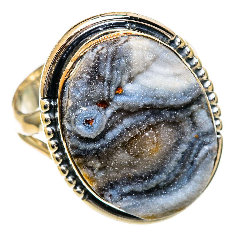 Desert Druzy Rings handcrafted by Ana Silver Co - RING106945 - Photo 2