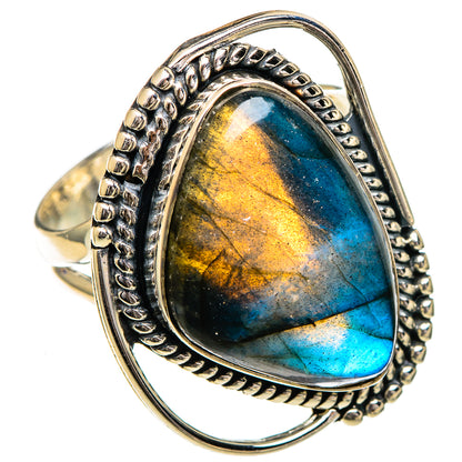 Labradorite Rings handcrafted by Ana Silver Co - RING106949 - Photo 2