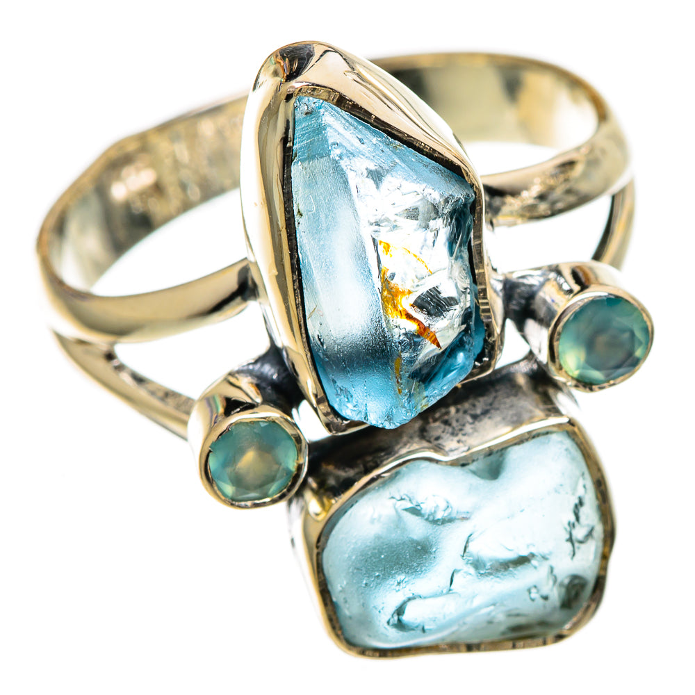 Aquamarine Rings handcrafted by Ana Silver Co - RING106954 - Photo 2