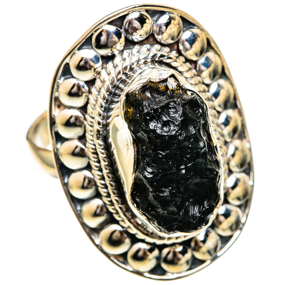 Tektite Rings handcrafted by Ana Silver Co - RING106976 - Photo 2